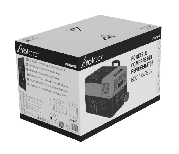 Yolco Lodówka turystyczna BCX30 Carbon - 1137844 - zdjęcie 18